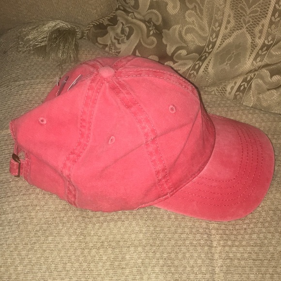 ❤️NWT Red Coral Cotton Baseball Cap - Picture 7 of 12